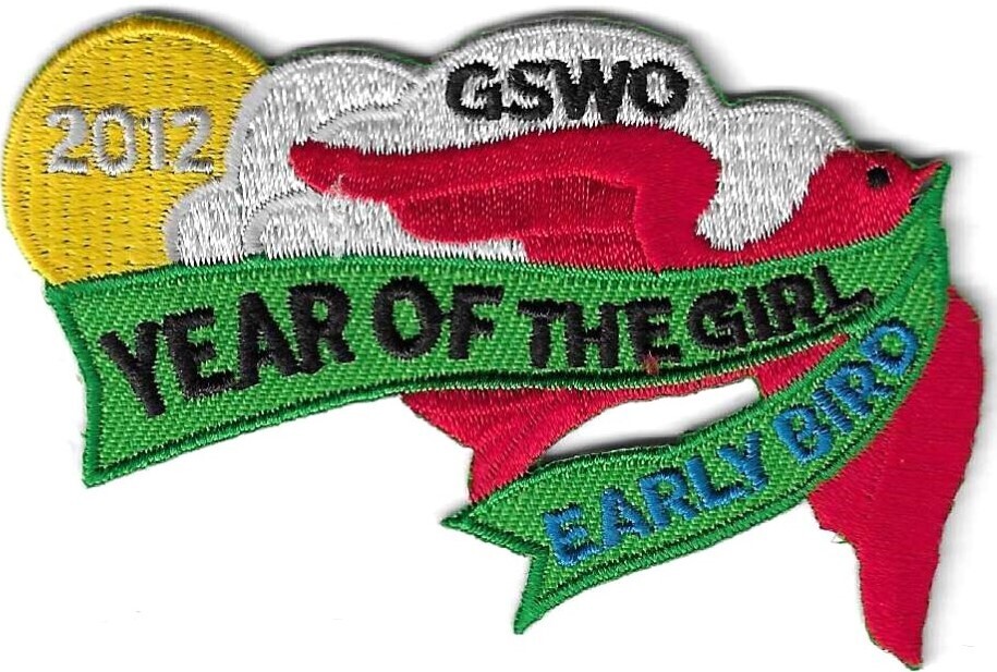 100th Anniversary Patch 2012 Year of the Girl Early Bird GSWO