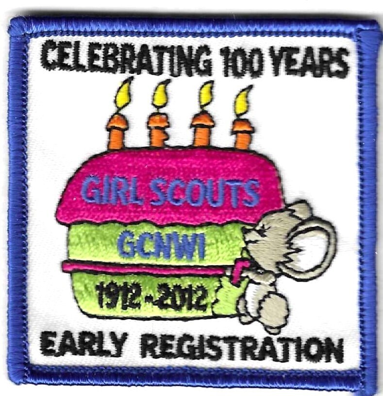 100th Anniversary Patch Early reg GSGCNWI