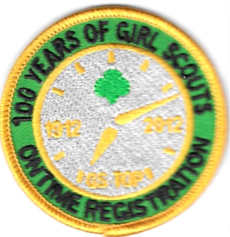 100th Anniversary Patch On time reg GS-TOP