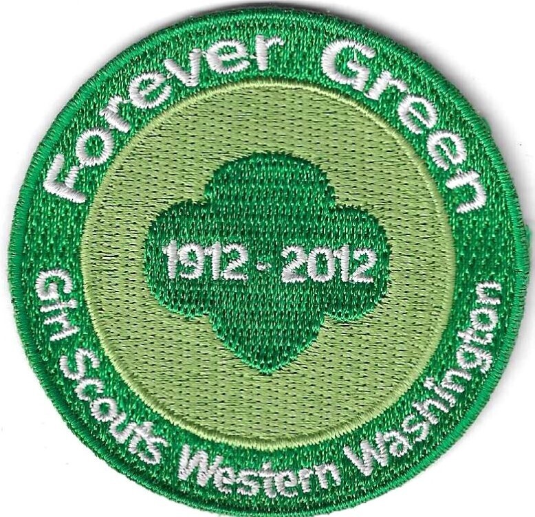 100th Anniversary Patch Forever Green GSWW