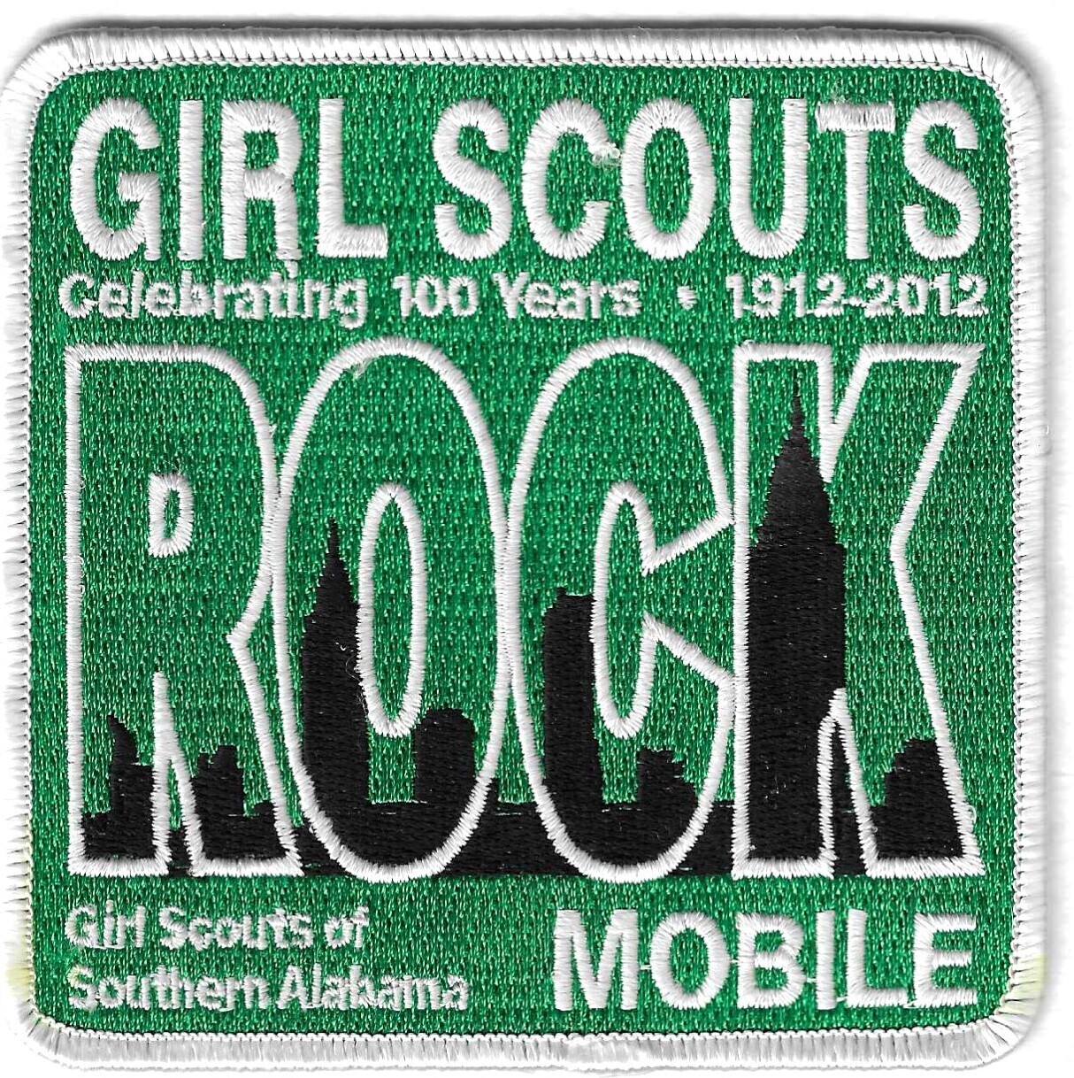 100th Anniversary Patch GS Rock Mobile GSSA (large patch)