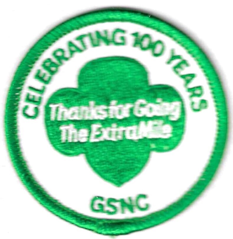 100th Anniversary Patch Thanks GSNC