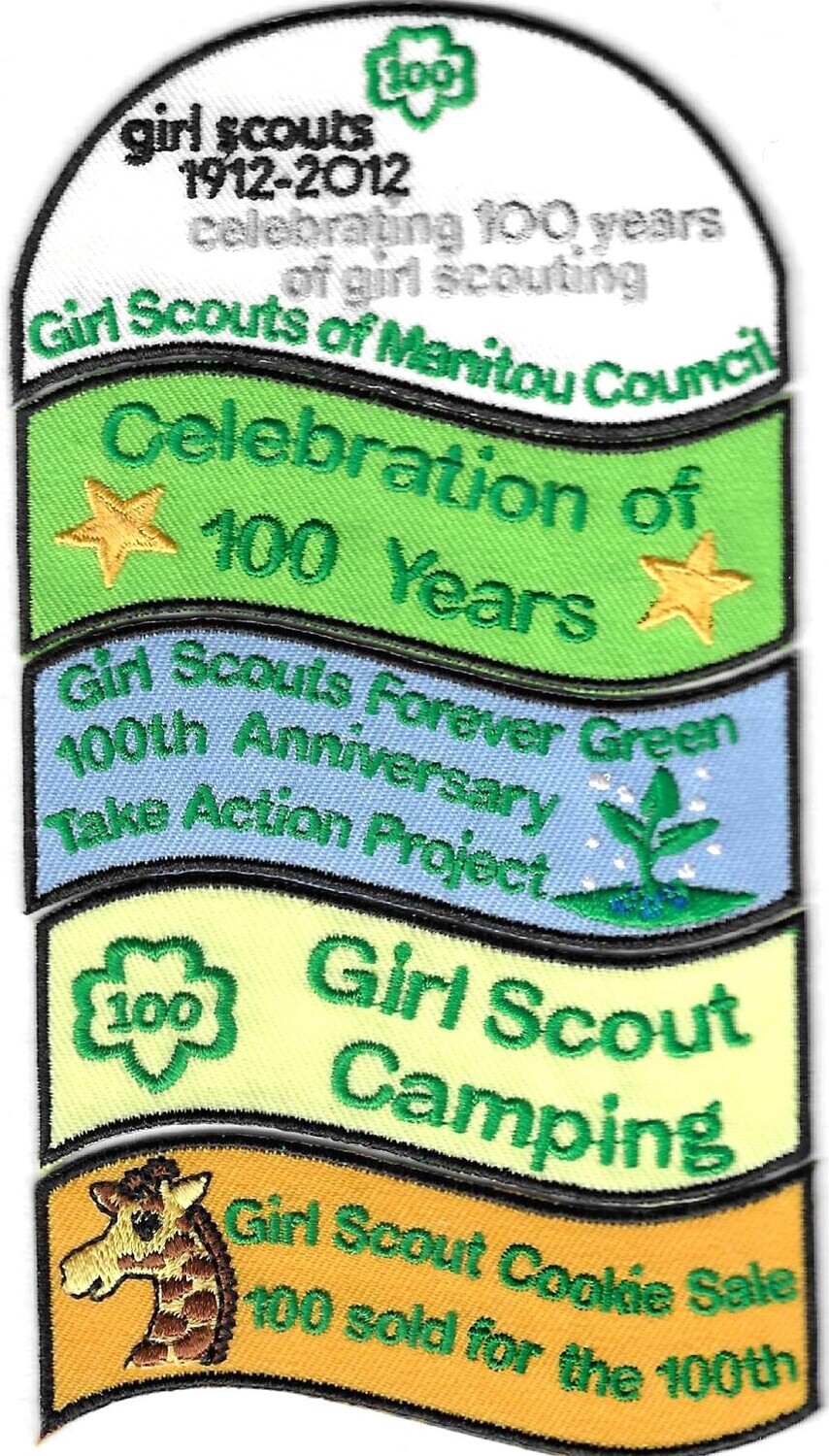 100th Anniversary Patch Set GSC of Manitou