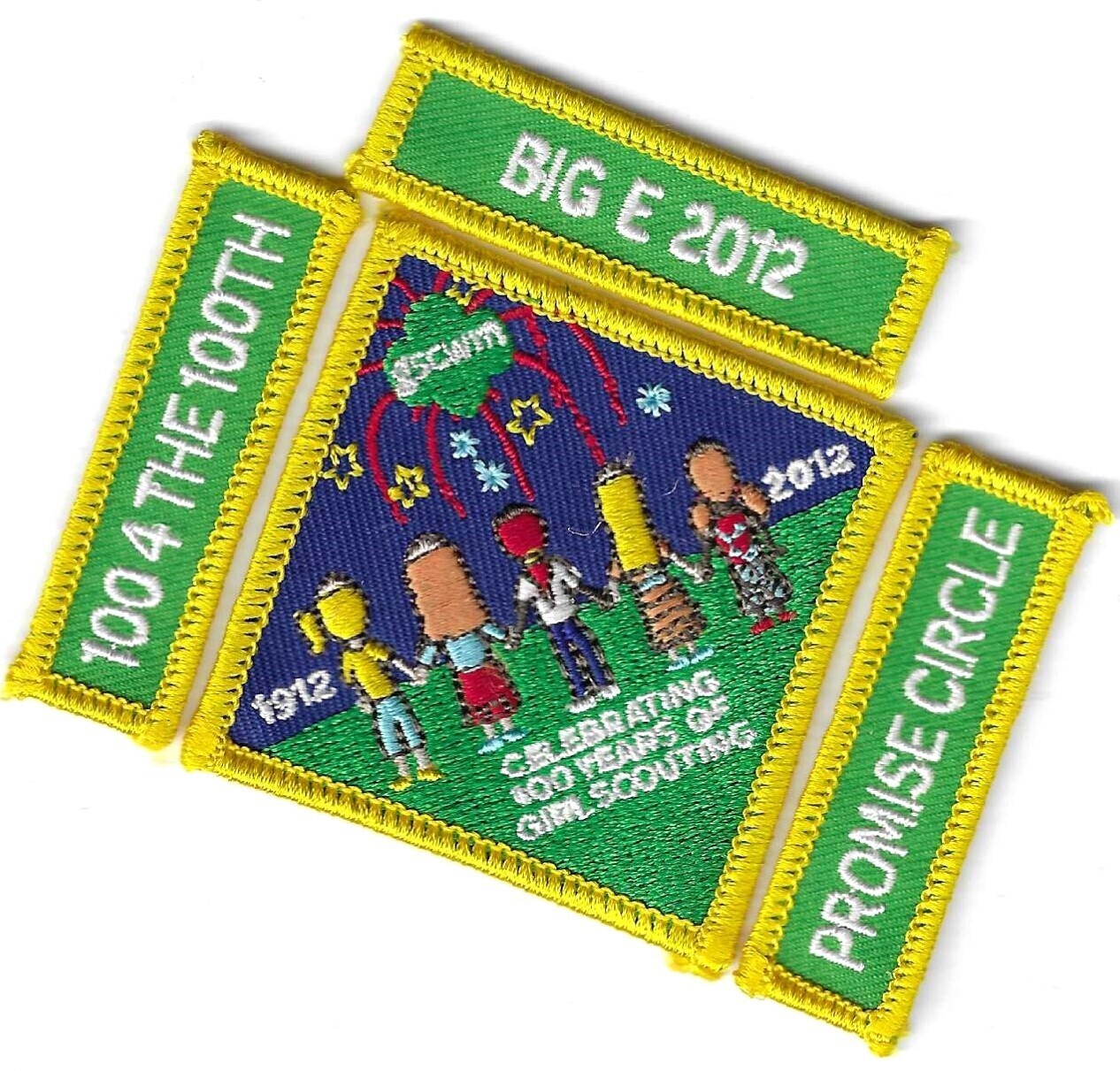 100th Anniversary Patch Set GSWM (have 3 of 4 rockers)