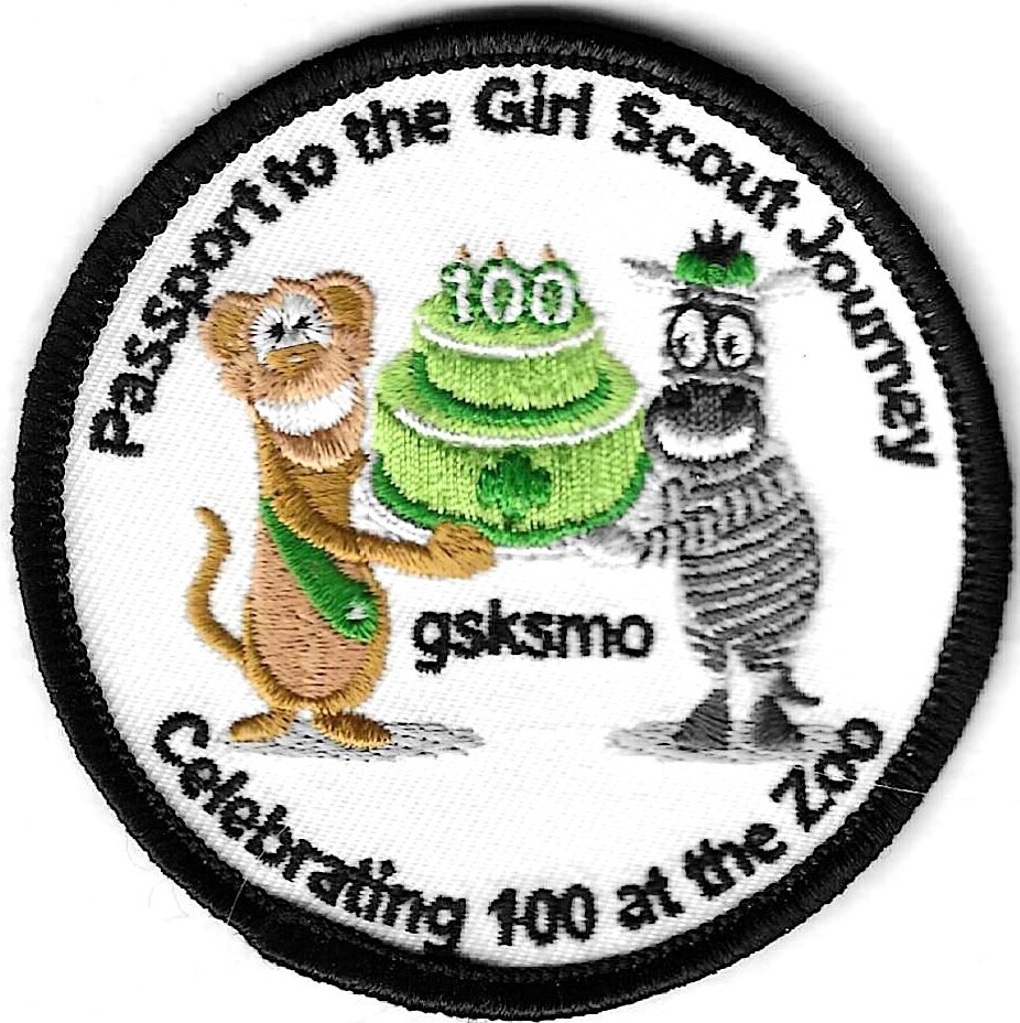 100th Anniversary Patch Celebrating at the Zoo GSKSMO