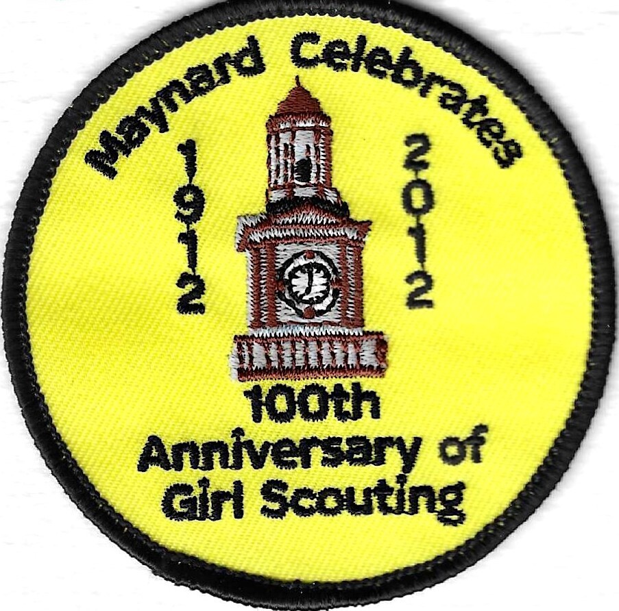 100th Anniversary Patch Maynard Celebrates (council unknown)