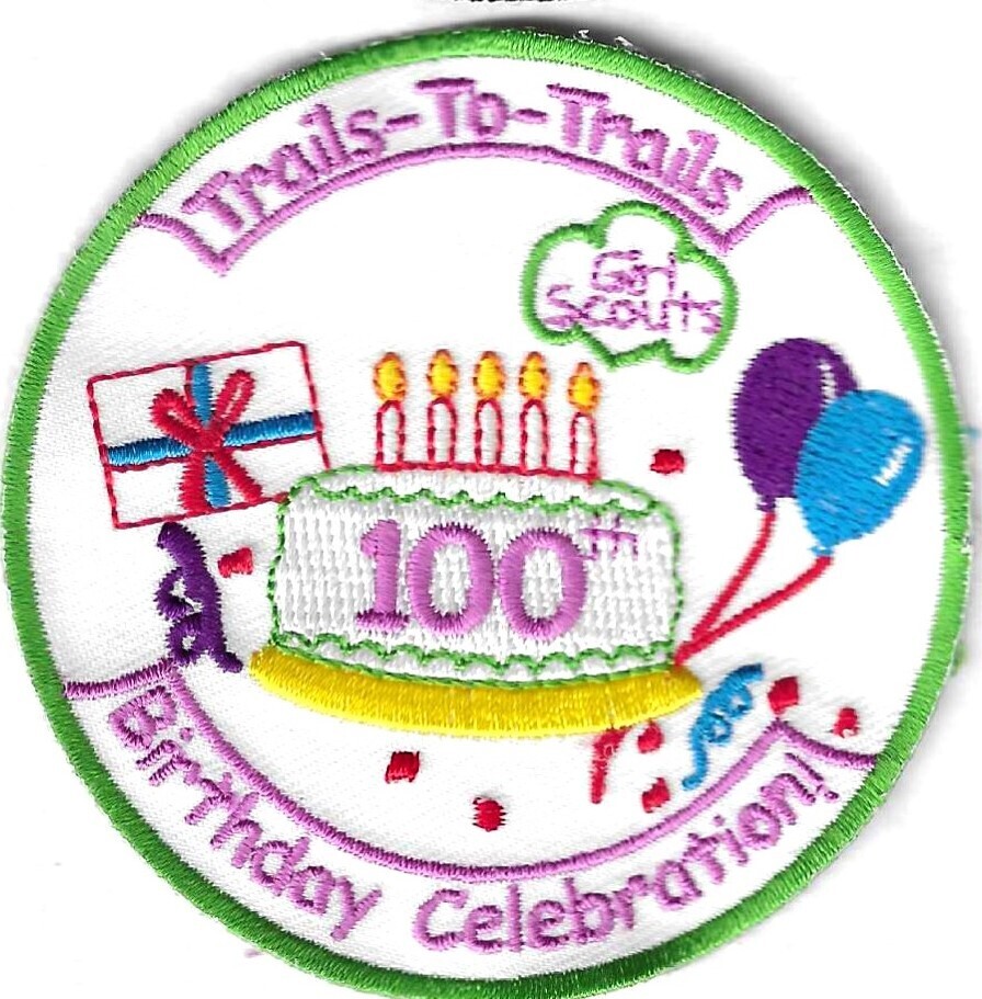 100th Anniversary Patch  Birthday Celebration unknown council