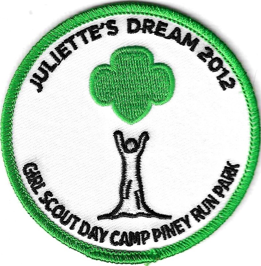 100th Anniversary Patch GS Day Camp Piney Run Park