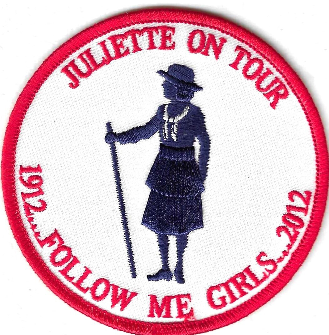 100th Anniversary Patch Juliette on Tour (council unknown) large patch