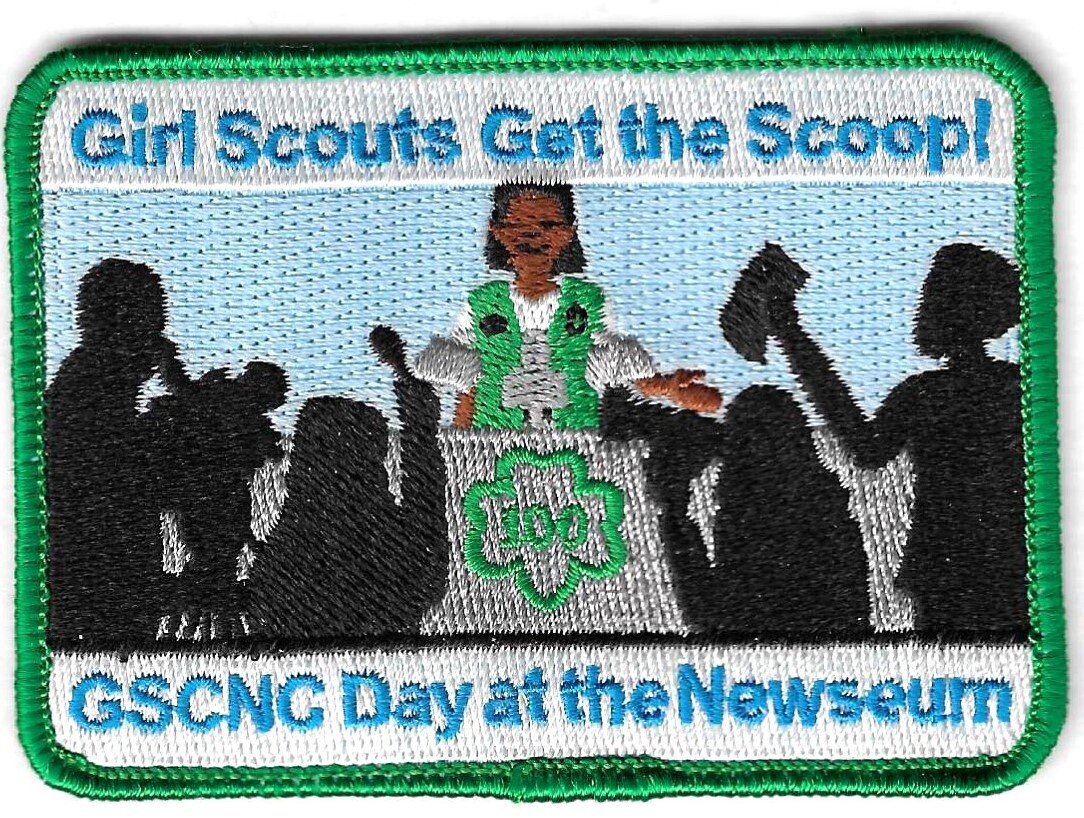 100th Anniversary Patch Day at the Newseum GSCNC