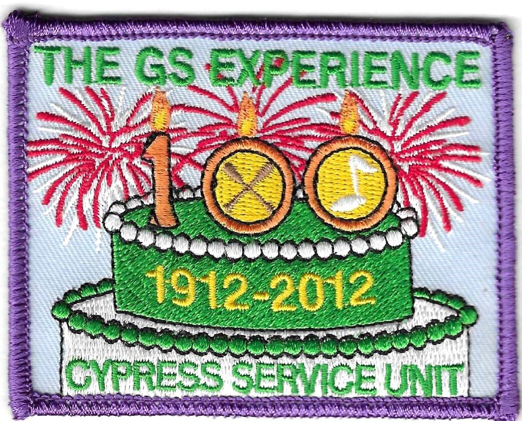100th Anniversary Patch GS Experience/Cypress SU council unknown