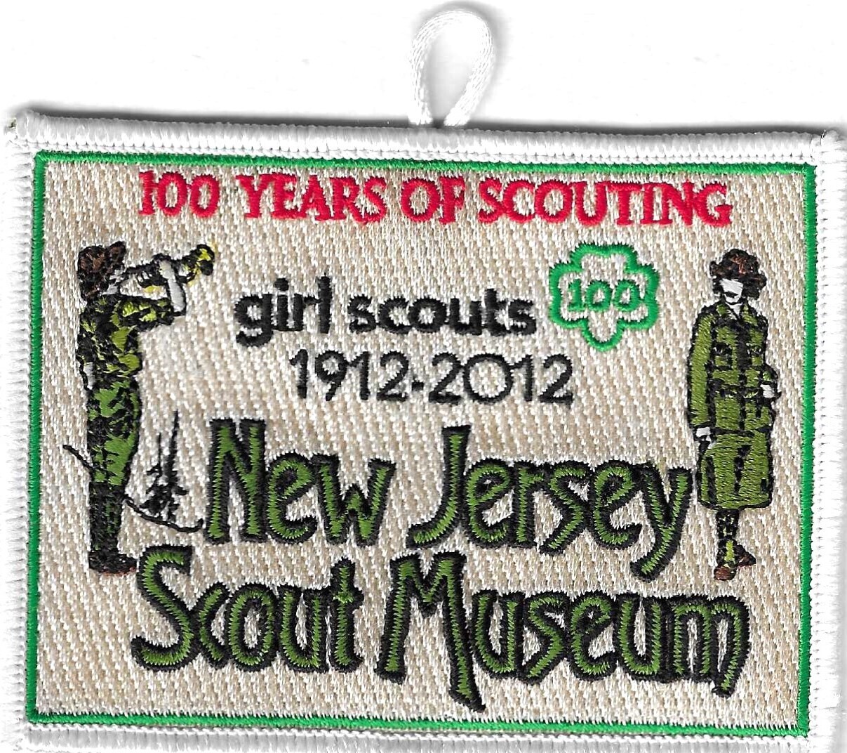 100th Anniversary Patch 100 years of Scouting NJ Scout Museum (RIP Randy Holden)