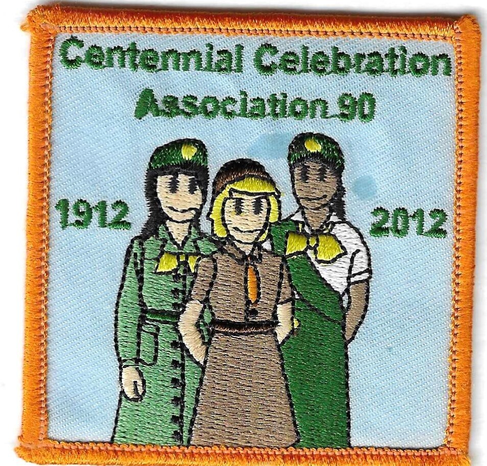 100th Anniversary Patch Centennial Celebration/Assn 90 (this has a stain on it)