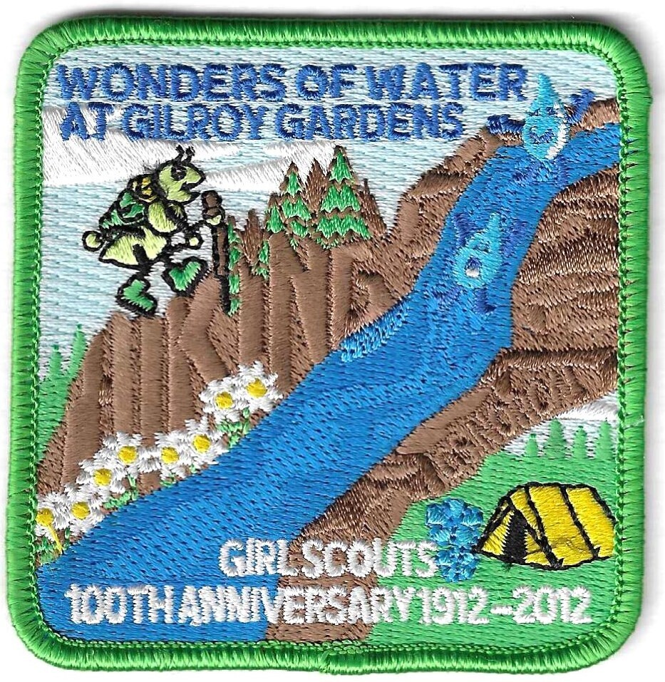 100th Anniversary Patch Gilroy Gardens GS Norcal
