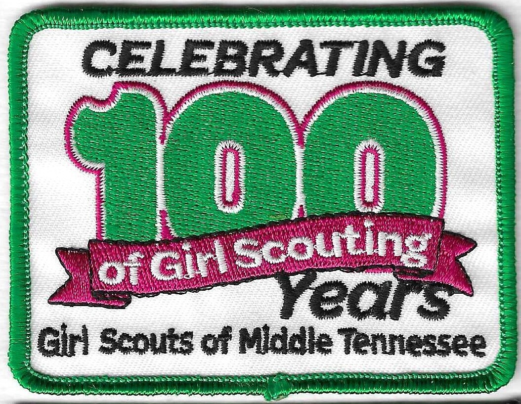 100th Anniversary Patch Celebrating 100 Years of GS Middle TN