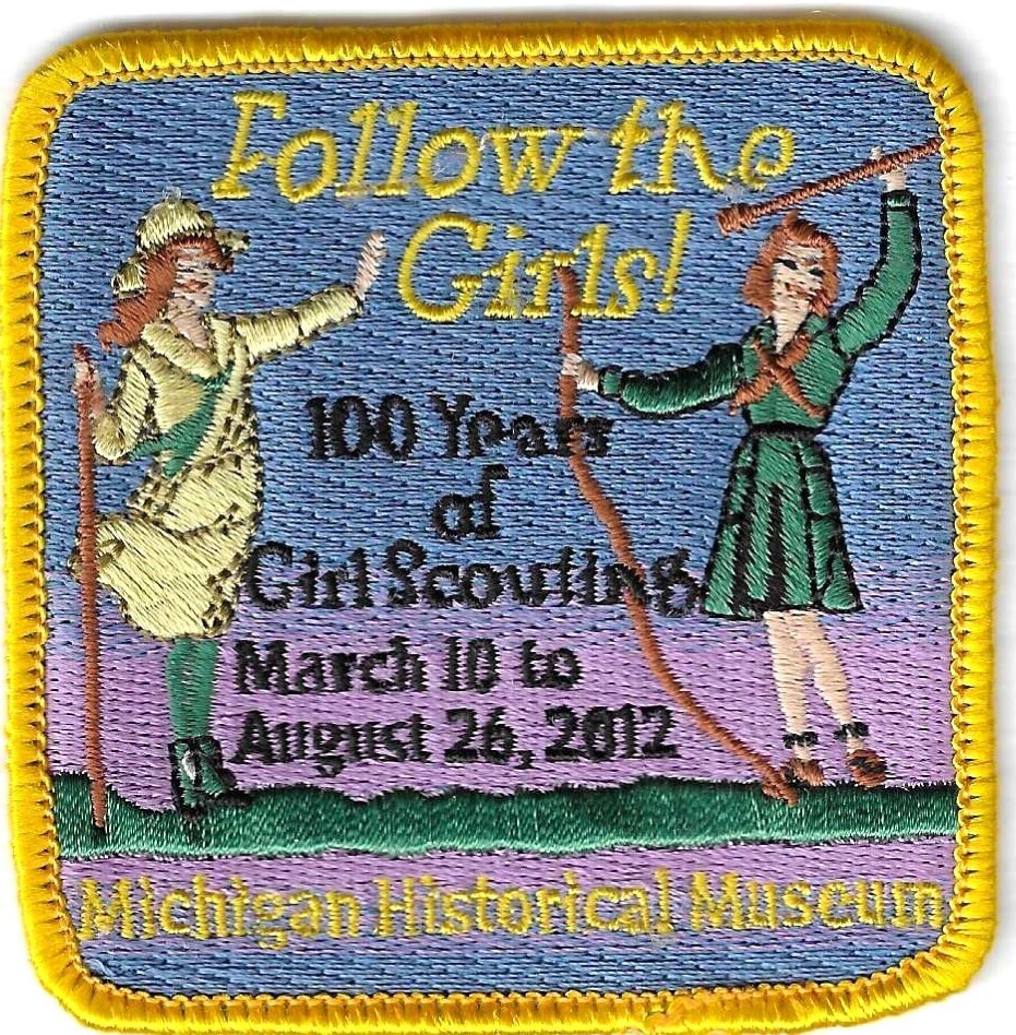 100th Anniversary Patch Follow the Girls/Michigan Historical Museum