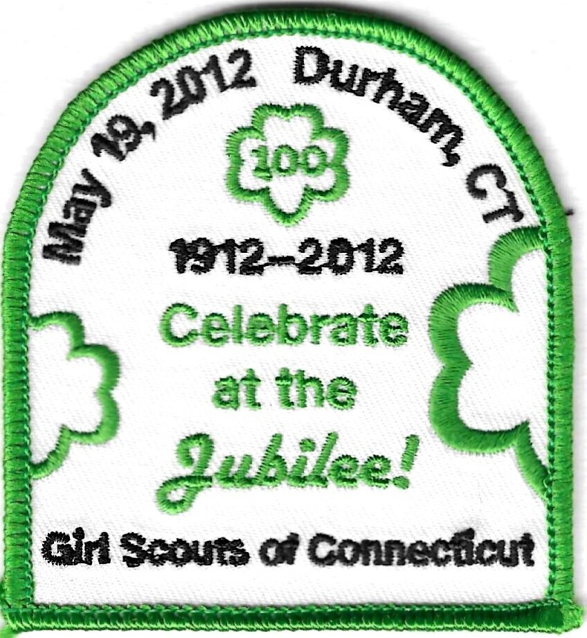 100th Anniversary Patch Celebrate at the Jubilee GS of Ct