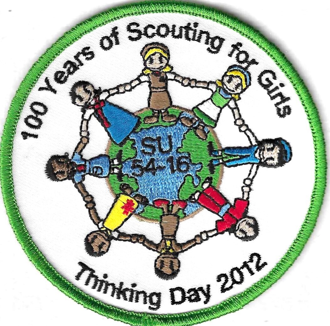100th Anniversary Patch World Thinking Day  SU 54-16 Council unknown