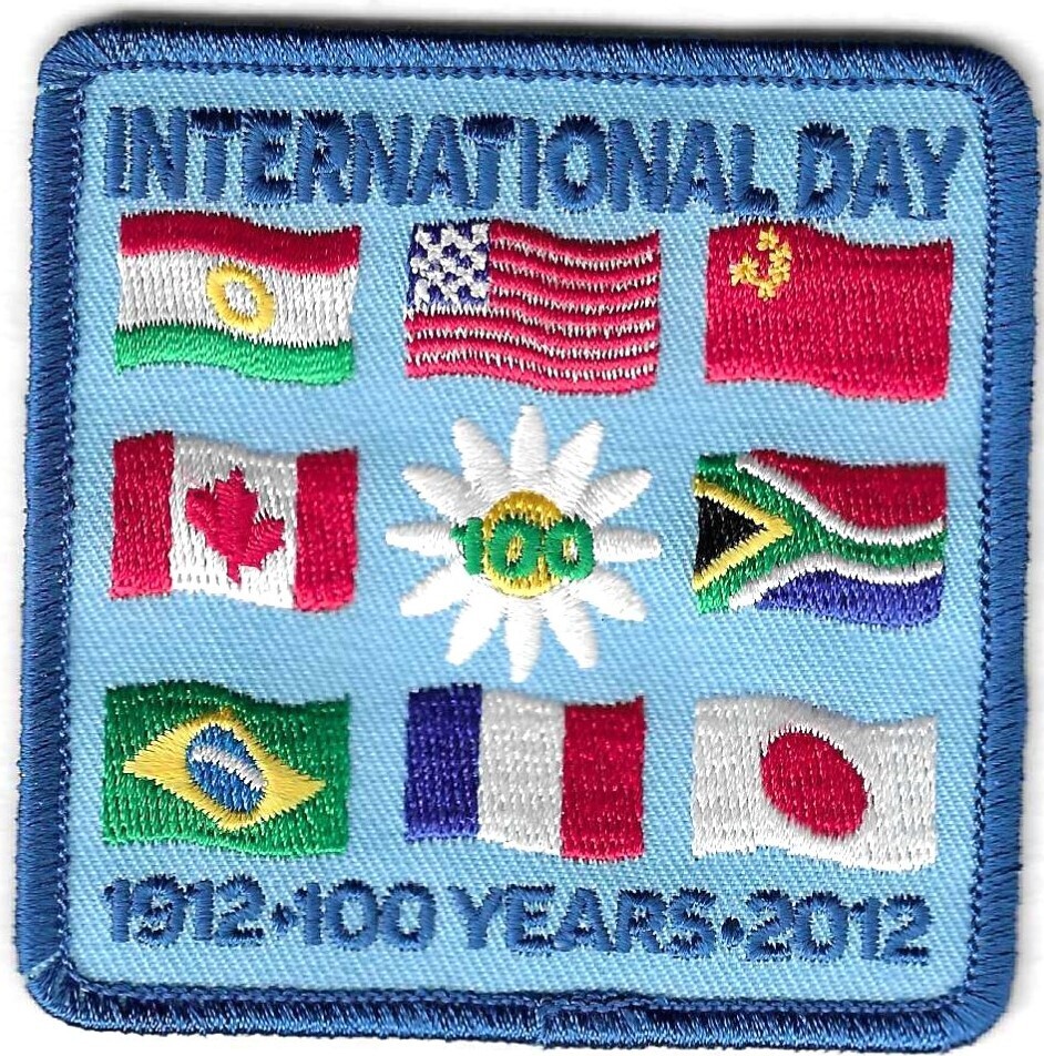100th Anniversary Patch International Day Council unknown