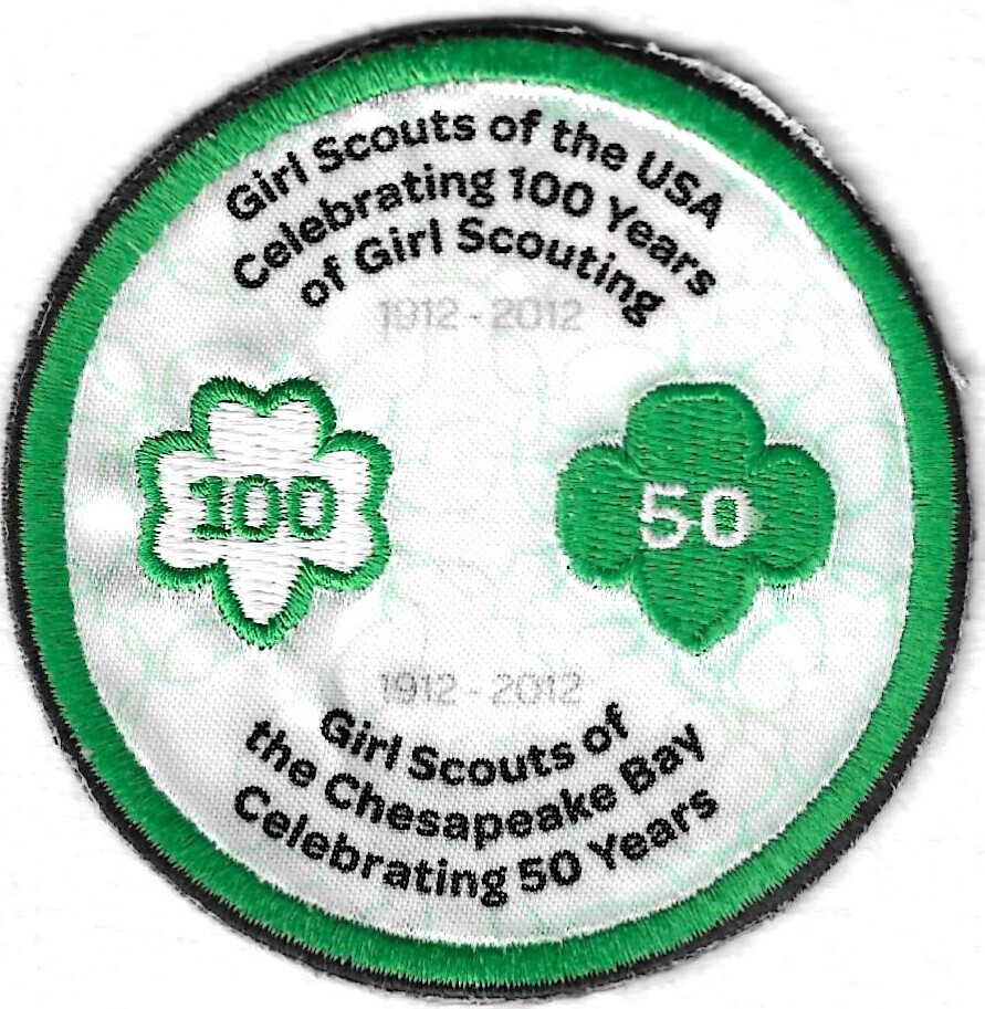 100th Anniversary Patch GSUSA 100/GSCB 50