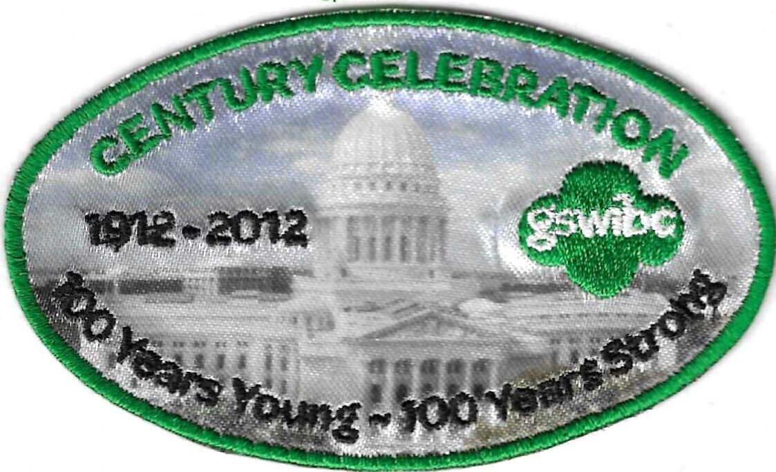 100th Anniversary Patch Century Celebration GSWIBC