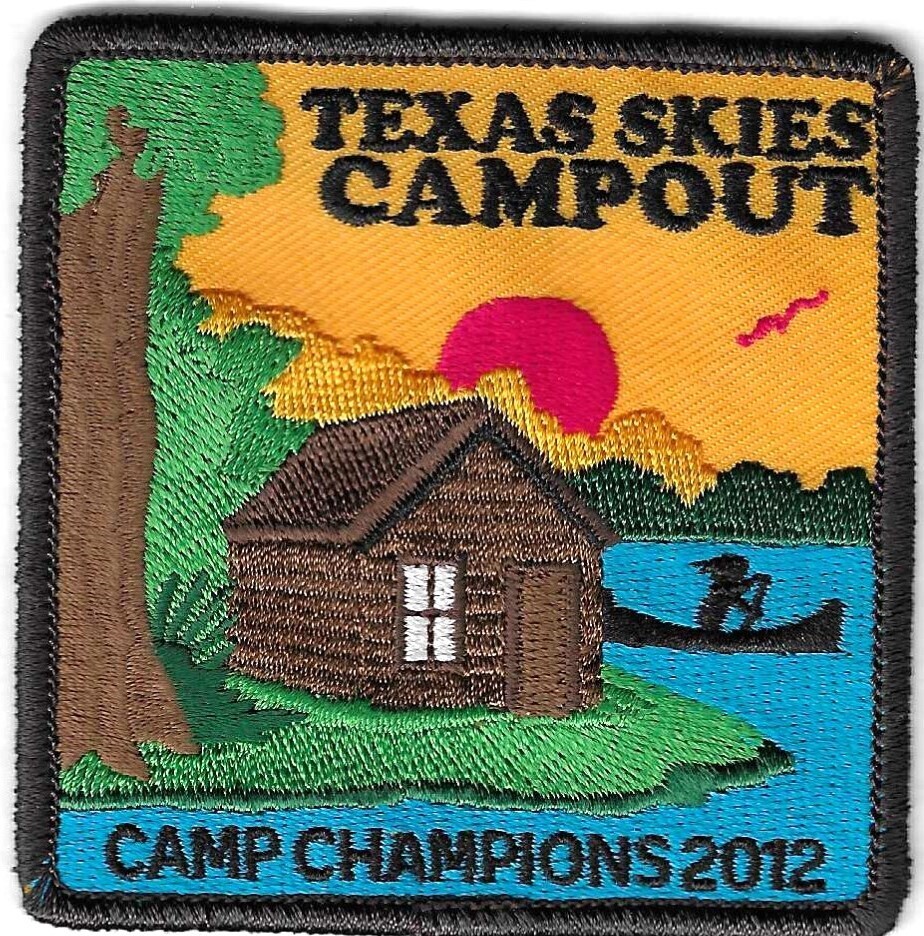 100th Anniversary Patch Camp Champs Tx (council unknown)