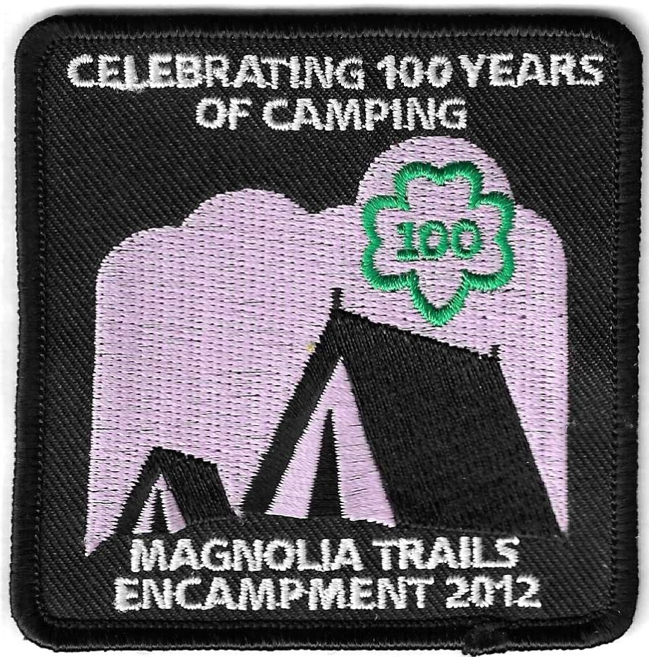100th Anniversary Patch Celebrating 100 years of camping (council unknown)