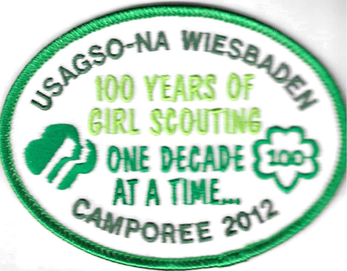 100th Anniversary Patch Camporee USAGO-NA Wiesbaden