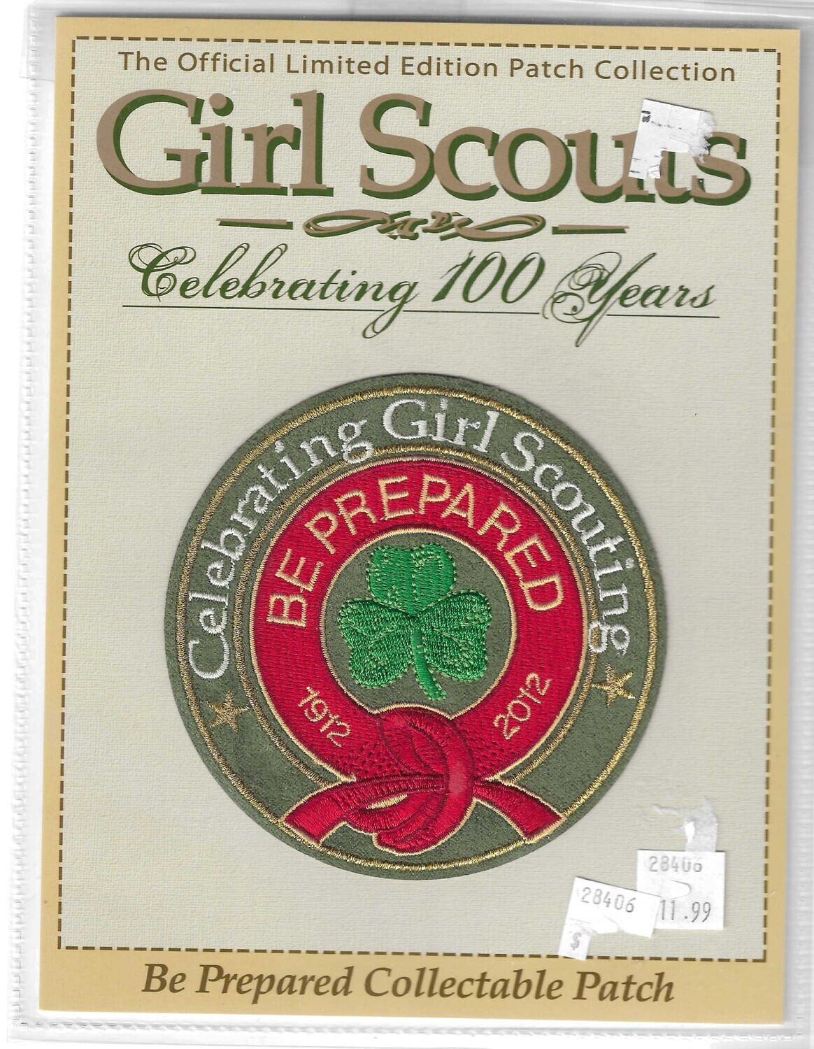 100th Anniversary Patch GSUSA Be Prepared LED Collectable Patch