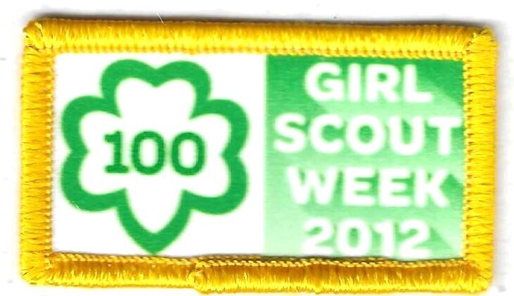 100th Anniversary Patch GSUSA GS Week