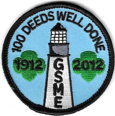 100th Anniversary Patch 100 Deeds Well Done GSME