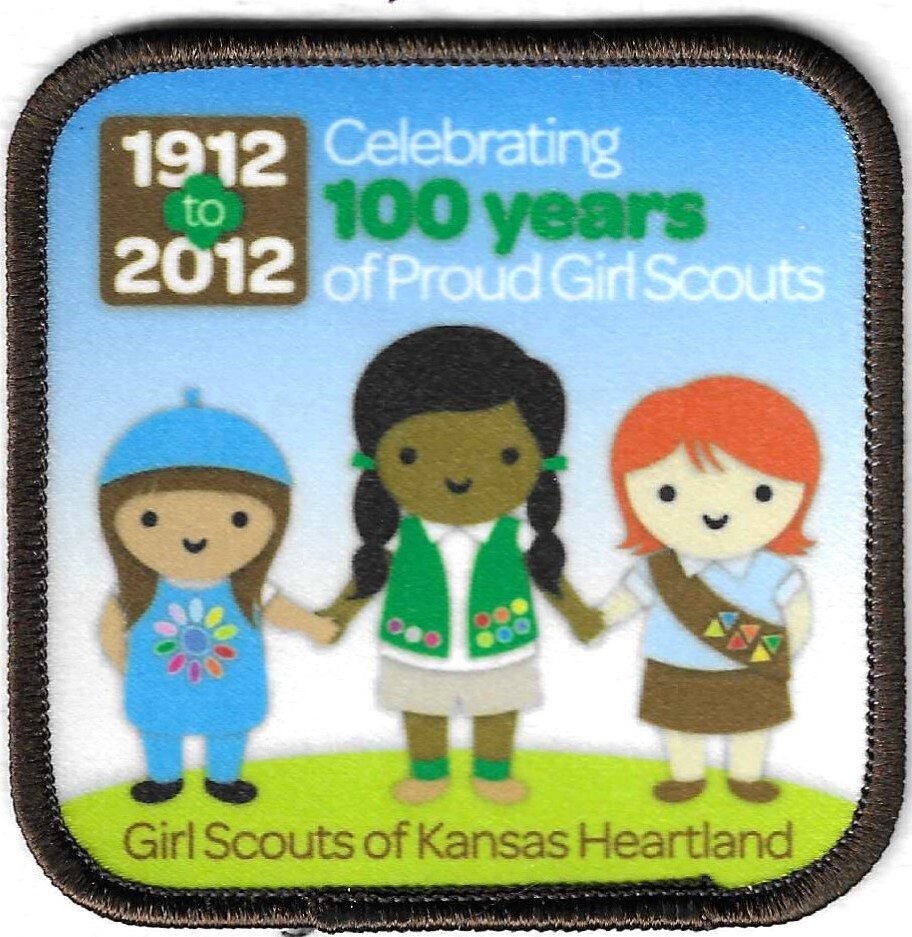 100th Anniversary Patch Celebrating 100 years GS of Ks Heartland