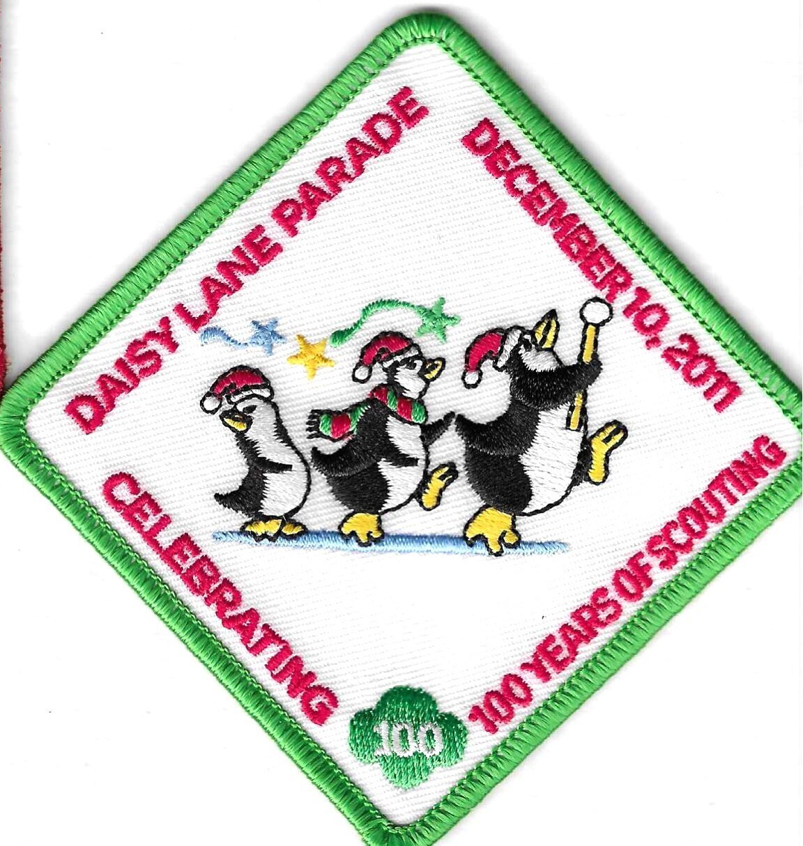 100th Anniversary Patch Daisy Lane Parade council unknown