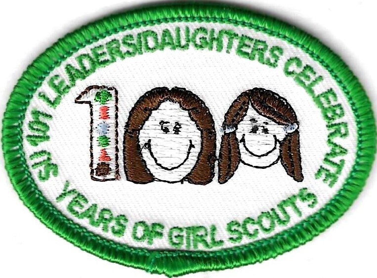 100th Anniversary Patch Leaders/Daughters Celebrate council unknown