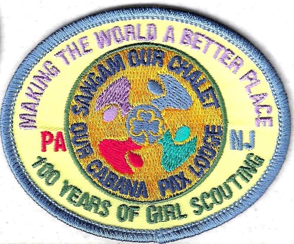 100th Anniversary Patch 100 years of GS  Pa/NJ