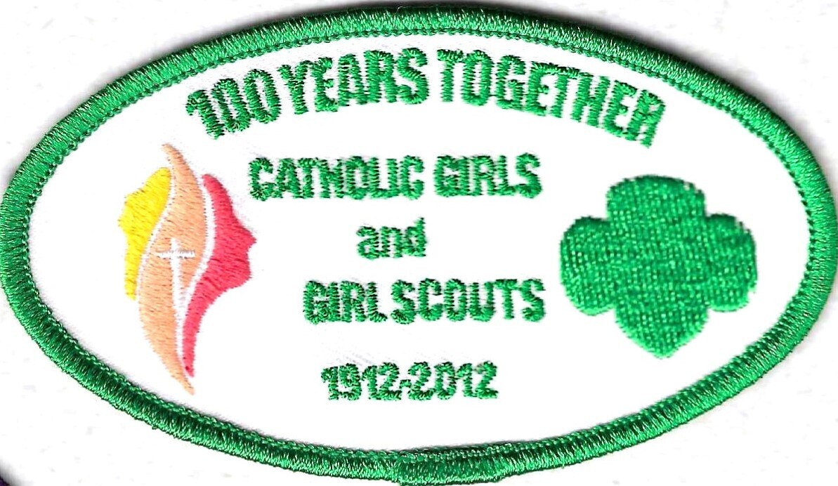 100th Anniversary Patch Catholic girls and GS