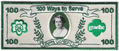 100th Anniversary Patch 100 Ways to Serve GSWIBC