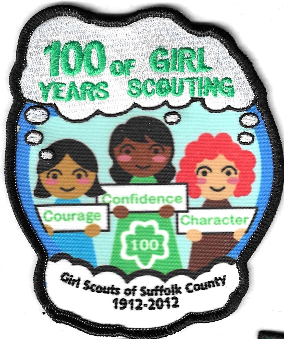 100th Anniversary Patch 100 years of GS GS of Suffolk County