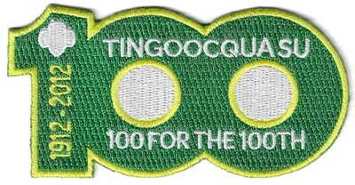 100th Anniversary Patch 100 for the 100th Tinoocqua SU (council unknown)