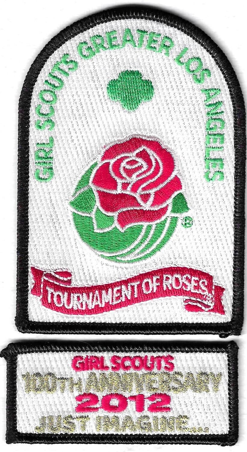 100th Anniversary Patch Tournament of Roses Parade with segment GSGLA