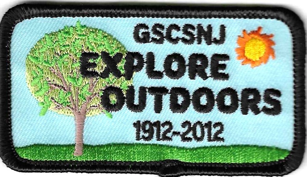 100th Anniversary Patch Explore Outdoors GSCSNJ