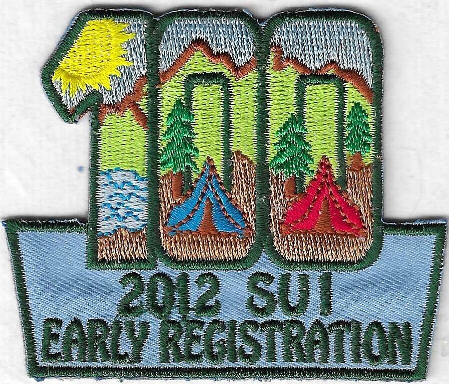100th Anniversary Patch Early registration SU 1 (council unknown)