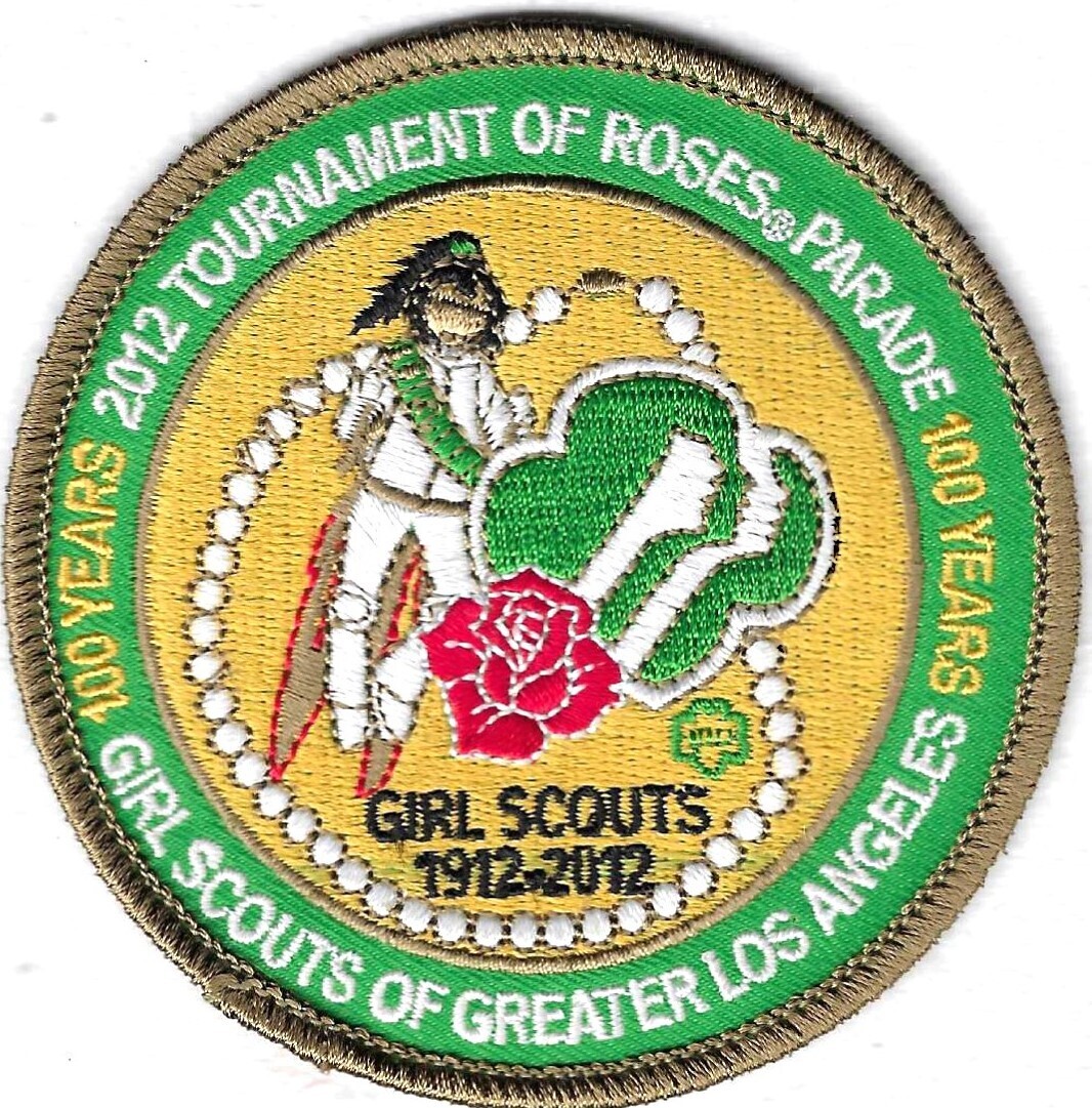 100th Anniversary Patch Tournament of Roses Parade GSGLA