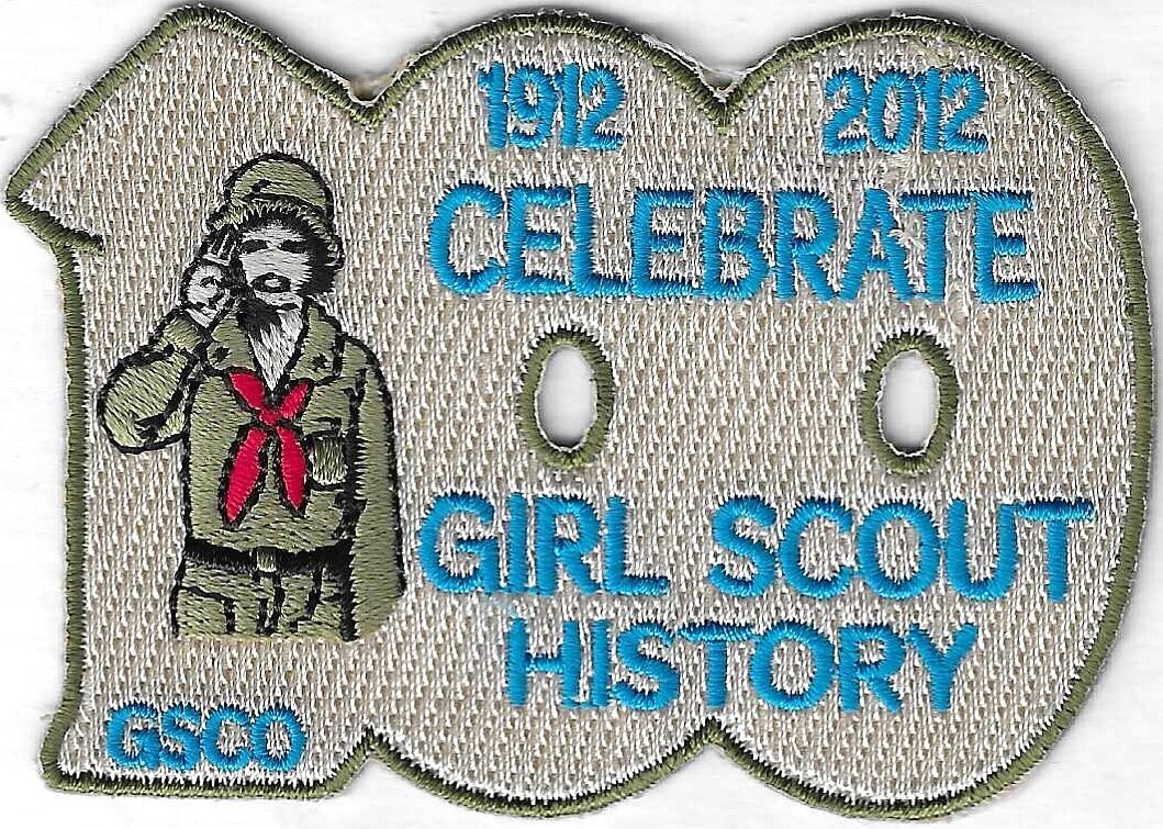 100th Anniversary Patch Celebrate GS History GSCO