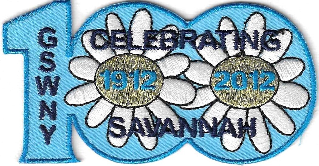 100th Anniversary Patch Celebrating Savannah GSWNY