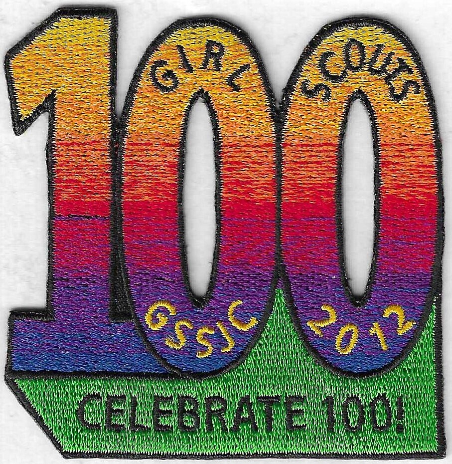 100th Anniversary Patch Celebrate 100 GSSJC