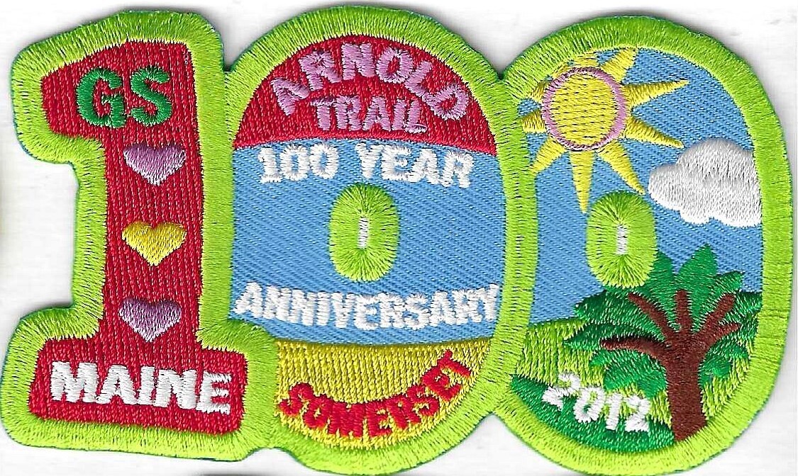 100th Anniversary Patch 100 year GS of Maine