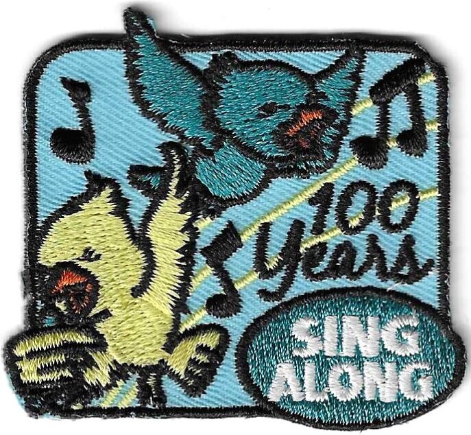 100th Anniversary Patch Generic Sing along (Patch company unknown)