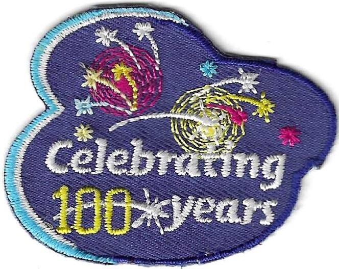 100th Anniversary Patch Generic Celebrating 100 years (Patch company unknown)