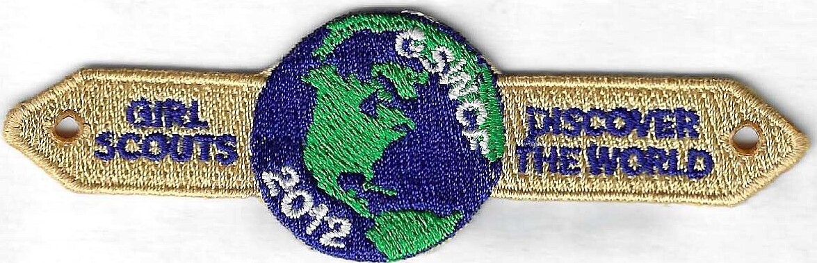 100th Anniversary Patch Bracelet GSWCF  (elastic not included)